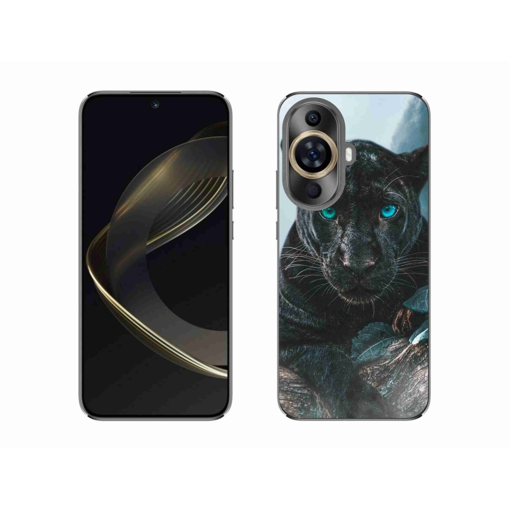 Gél borítás mmCase a Huawei Nova 11 készülékhez - fekete párduc