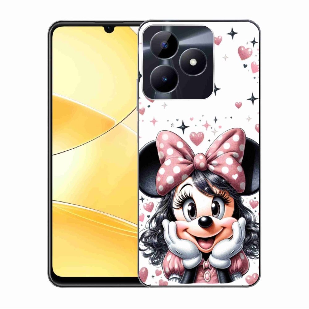 Zselés borító mmCase a Realme C51/C53 készülékhez - minnie