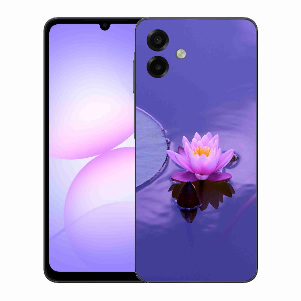 Gél borítás mmCase Samsung Galaxy A07 4G - virág a felületen