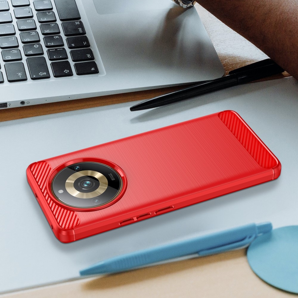 Szénálló zselés tok a Realme 11 Pro 5G/11 Pro+ 5G készülékhez - piros