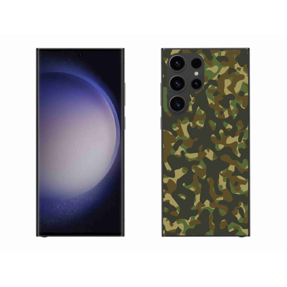 Gél védőhuzat mmCase Samsung Galaxy S23 Ultra 5G - terepszínű mintázat 1