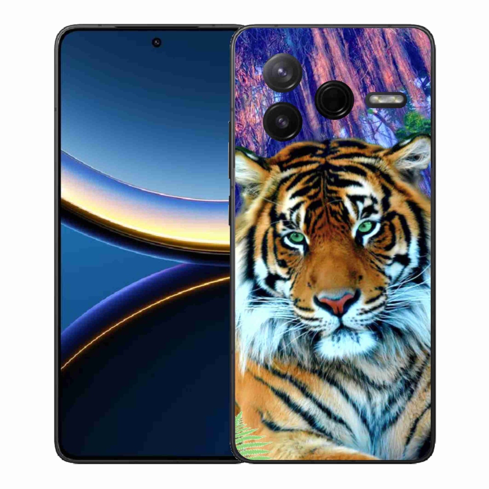 Gél borítás mmCase a Xiaomi Poco F7 Pro számára - tigris