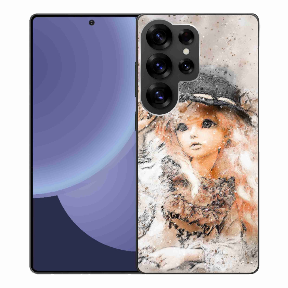 Gél borítás mmCase Samsung Galaxy S25 Ultra készülékhez - lány kalapban