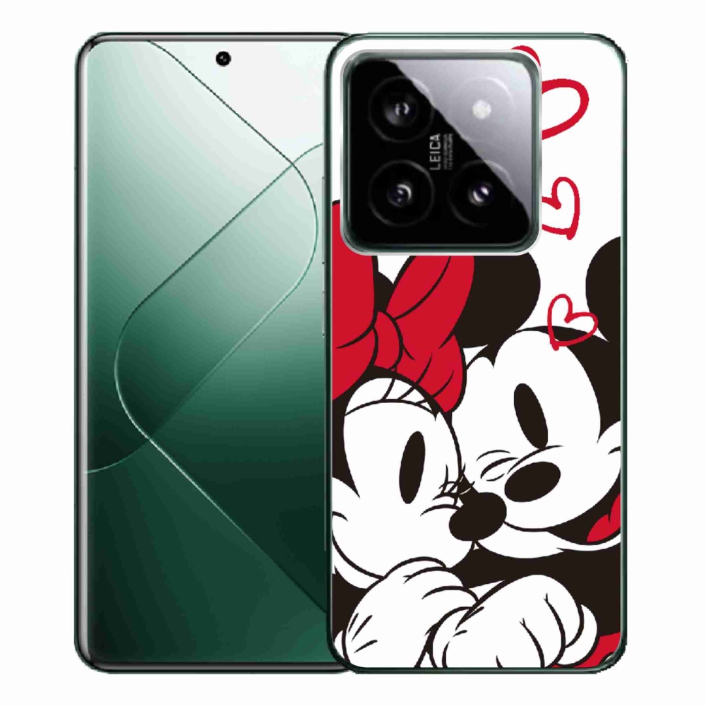 Gél borítás mmCase a Xiaomi 14 Pro-hoz - minnie és mickey
