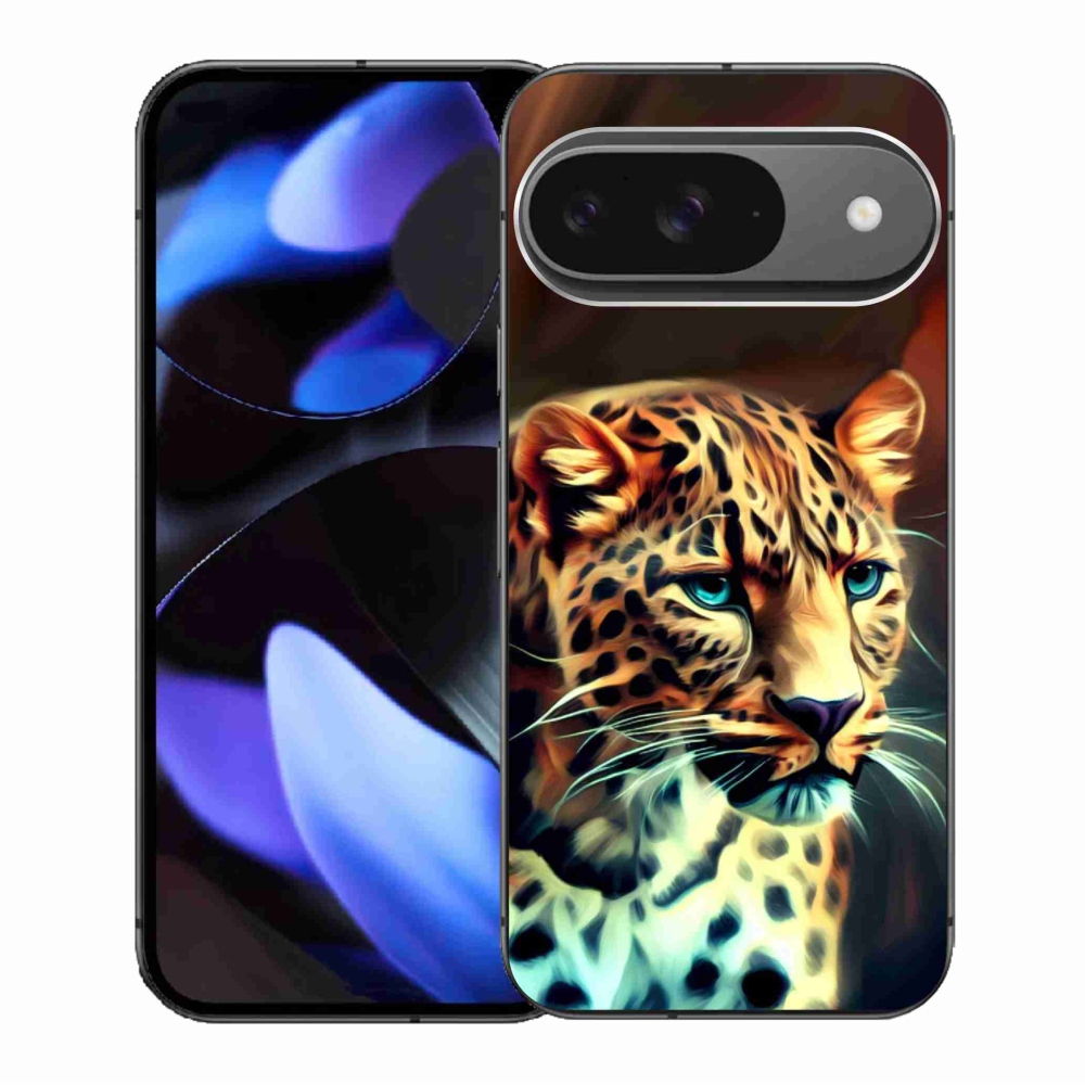 Gél borítás mmCase a Google Pixel 9/9 Pro készülékhez - leopárd