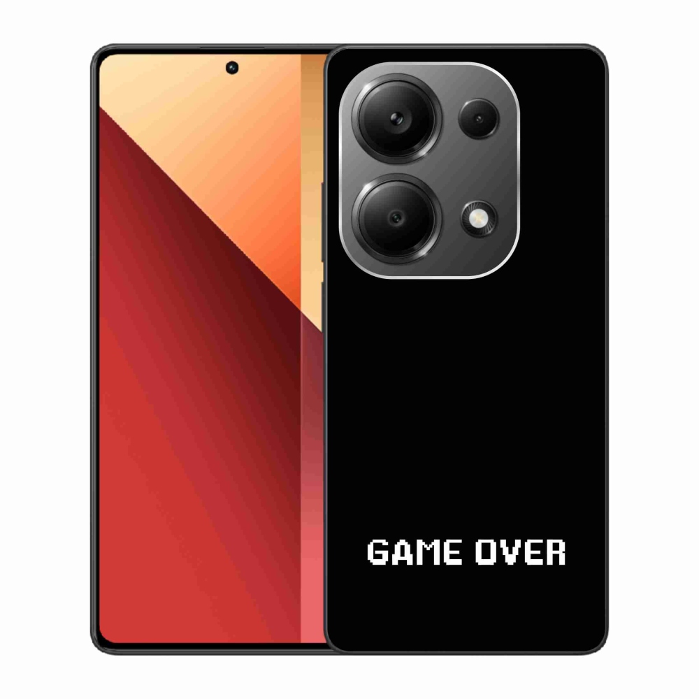 Gél borítás mmCase a Xiaomi Redmi Note 13 Pro 4G/Poco M6 Pro számára - játék fekete háttérrel