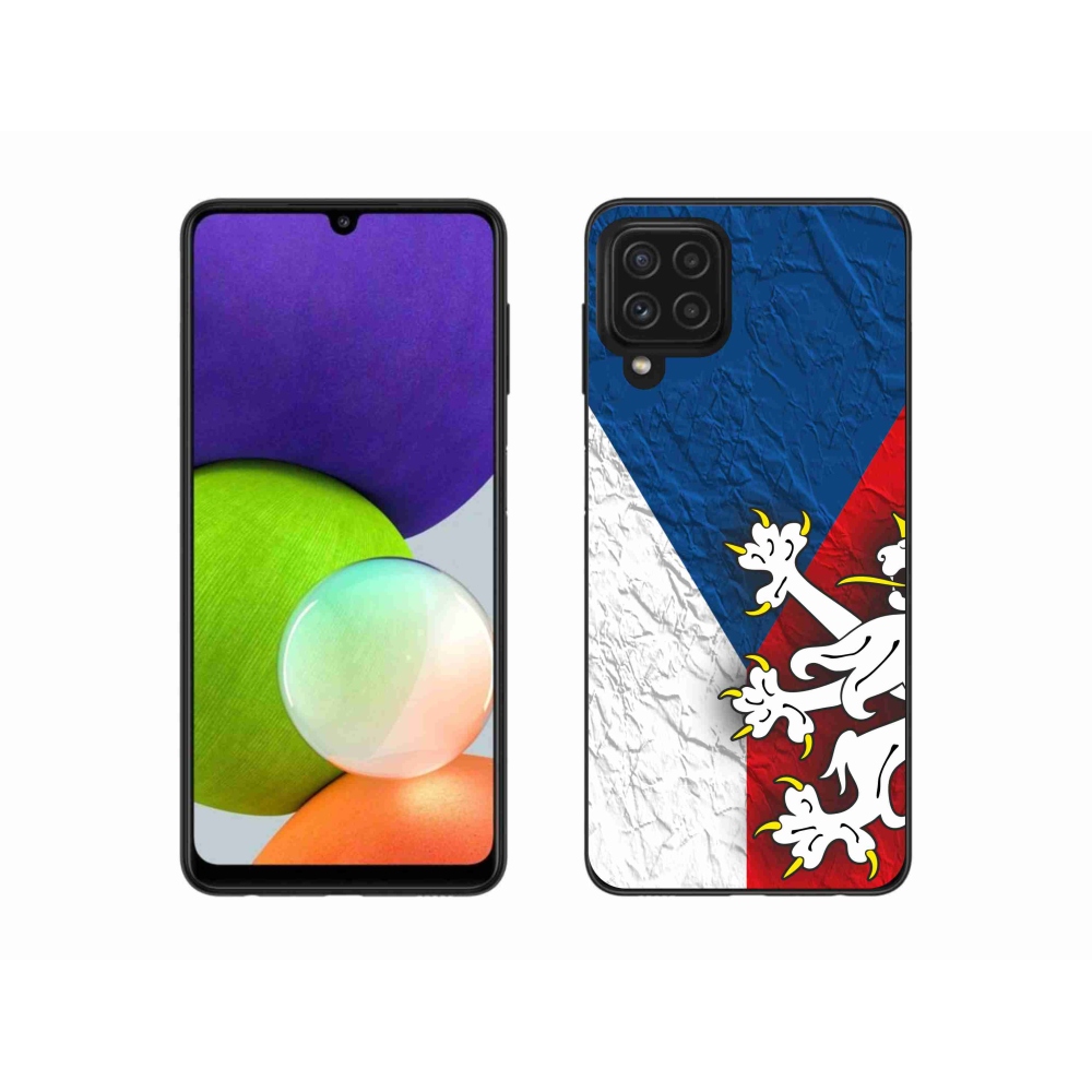 Gél borítás mmCase Samsung Galaxy A22 4G - cseh zászló 1