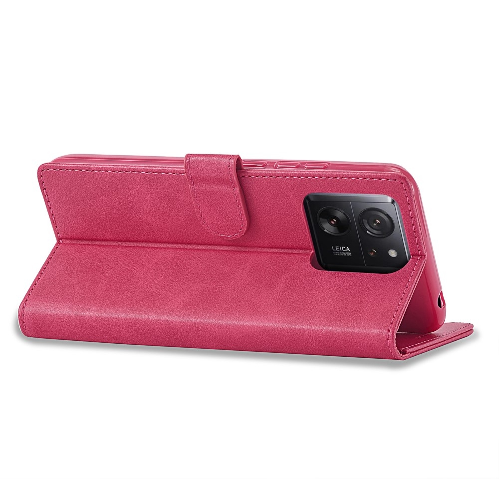 IMEEKE könyv tok Xiaomi 13T/13T Pro - rózsa