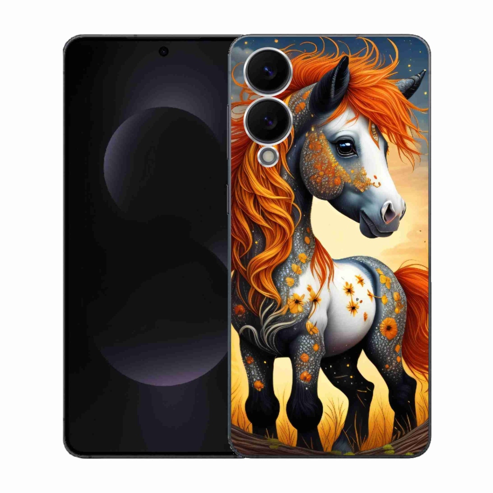 Gél védőhuzat mmCase Samsung Galaxy S25 Edge készülékhez - színes póni