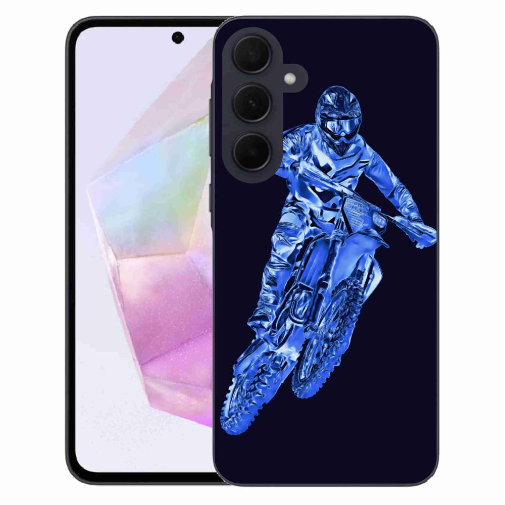 Zselés borítás mmCase Samsung Galaxy A35 5G - motocross 1