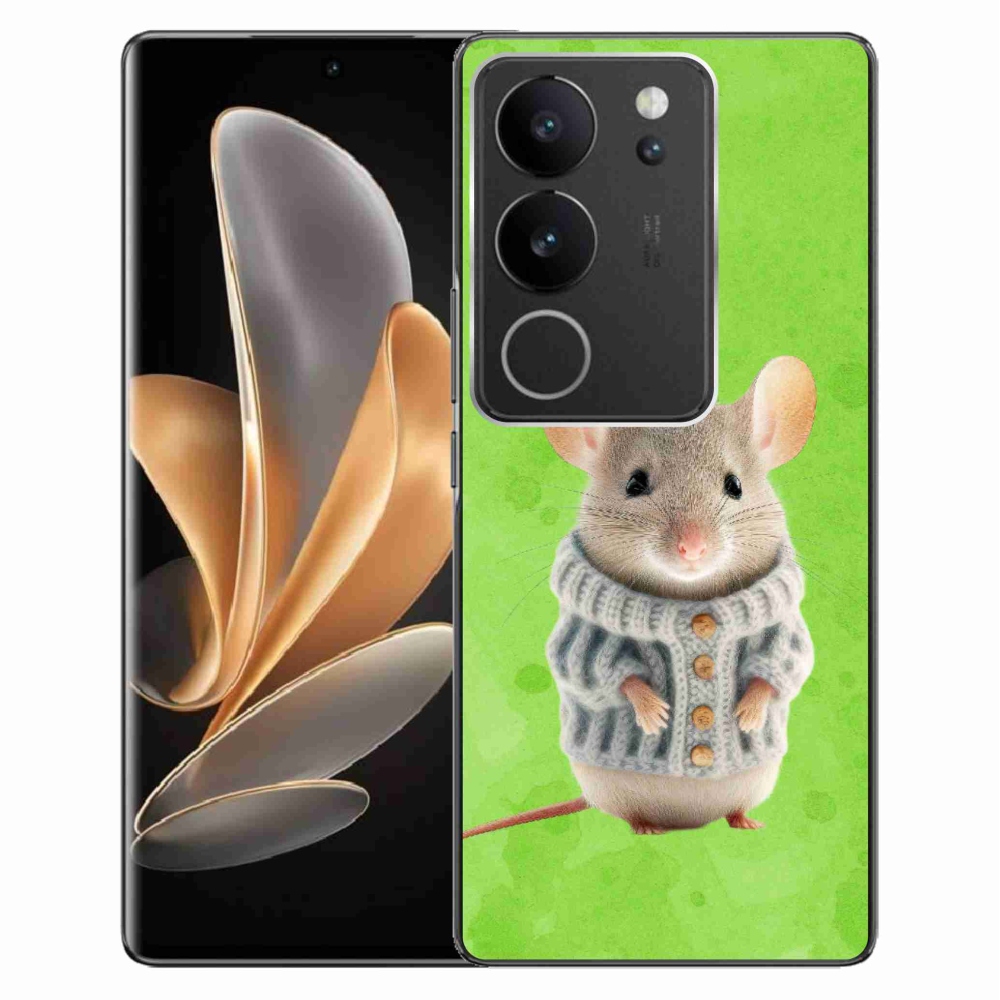 Zselés borítás mmCase a Vivo V29 5G-hez - egér pulóverben