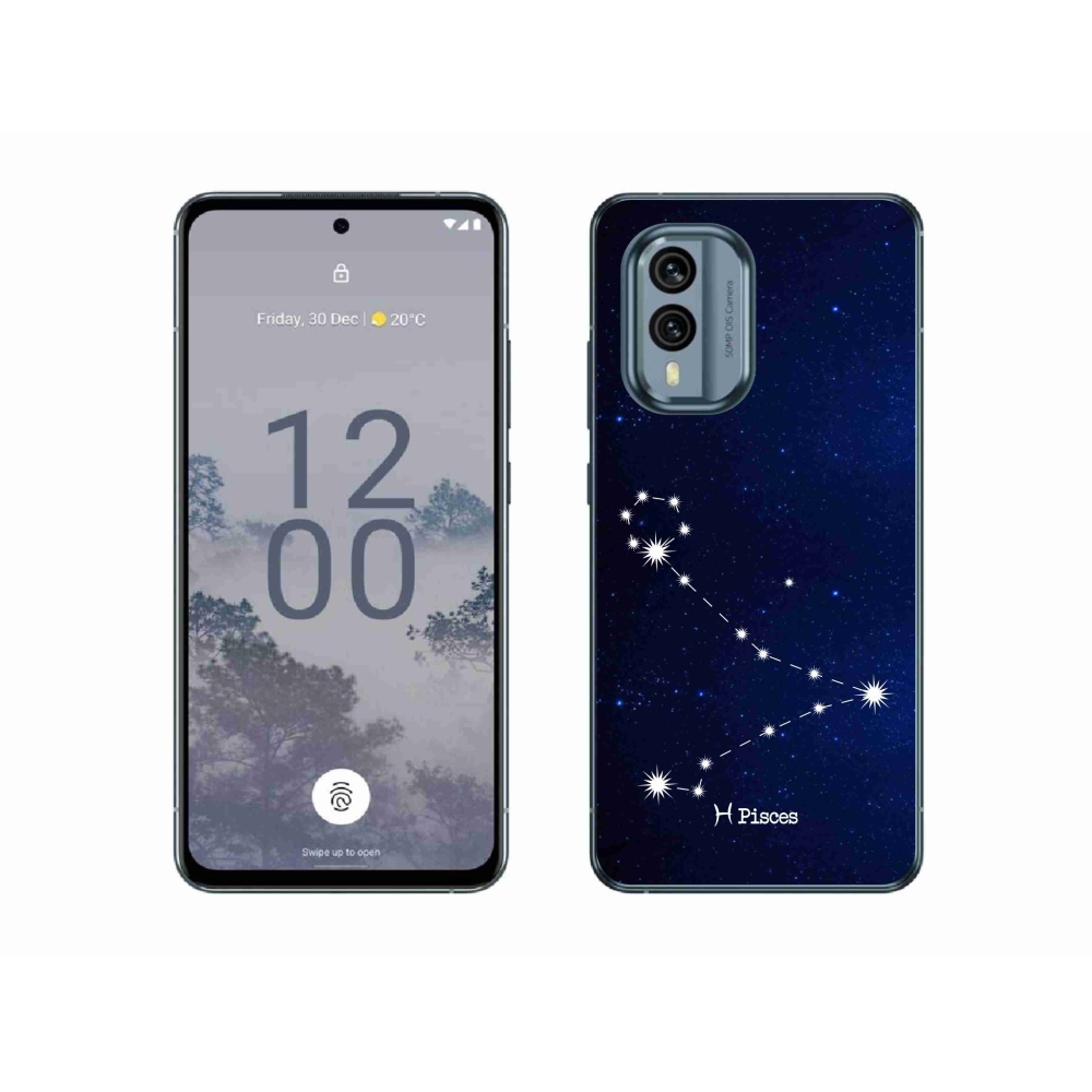 Zselés borítás mmCase a Nokia X30 5G készülékhez - csillagkép Halak