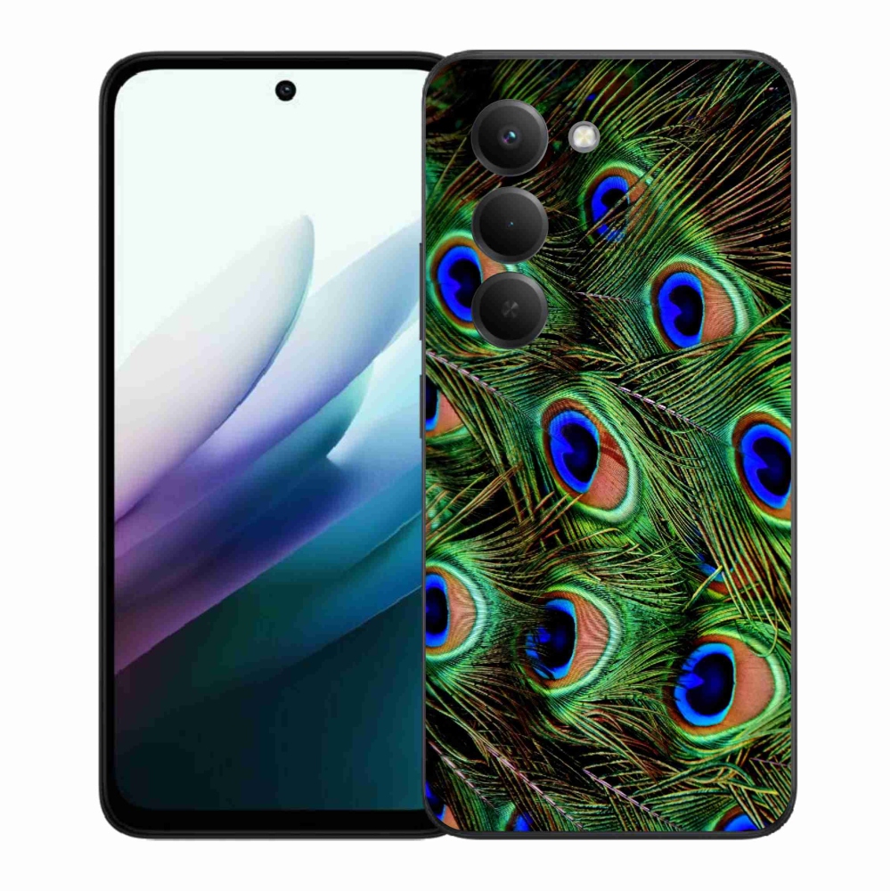 Zselés borítás mmCase a Xiaomi Redmi 15 4G/5G (171mm) - pávatoll