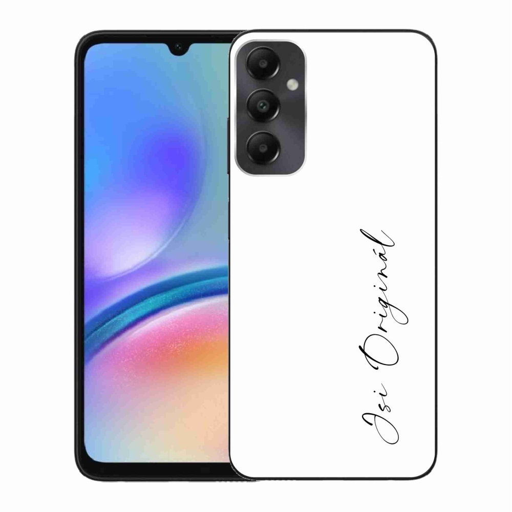 Gél borító mmCase Samsung Galaxy A05s - te vagy az eredeti fehér háttér