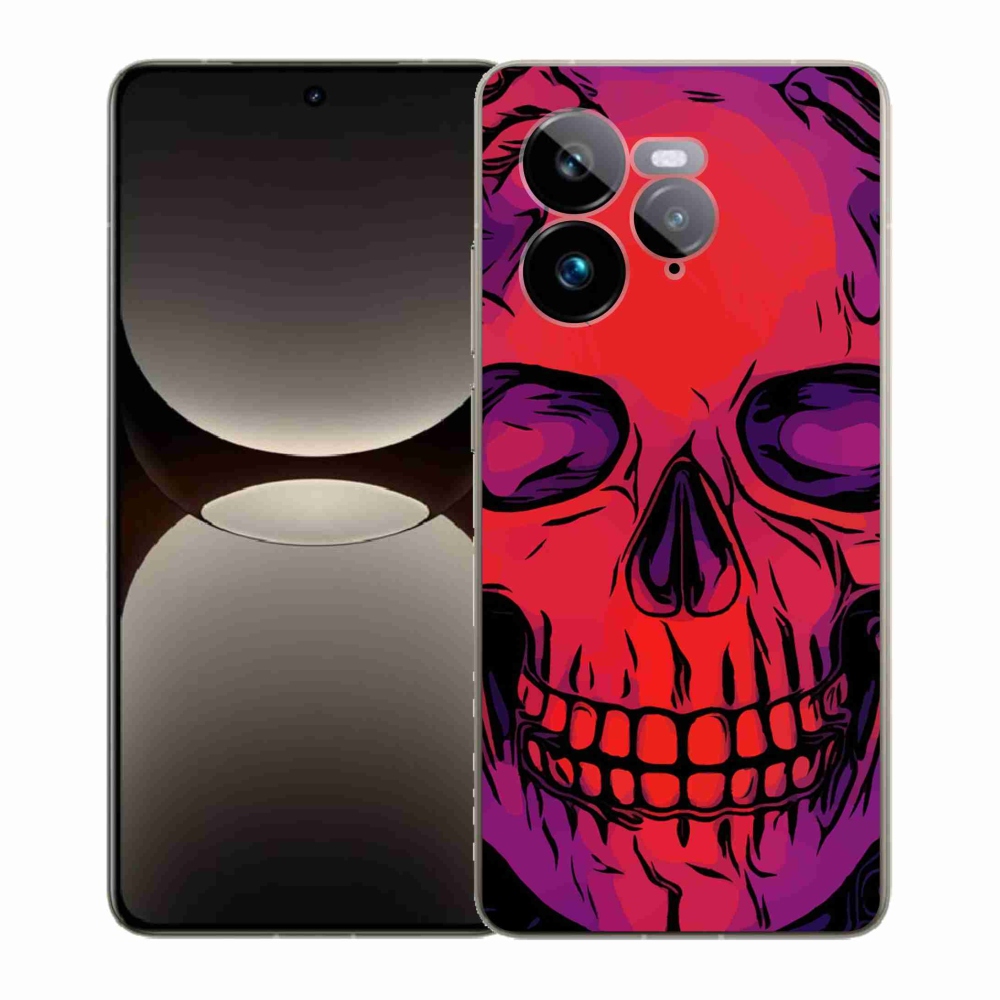 Zselés borítás mmCase a Realme GT 7 Pro 5G számára - koponya