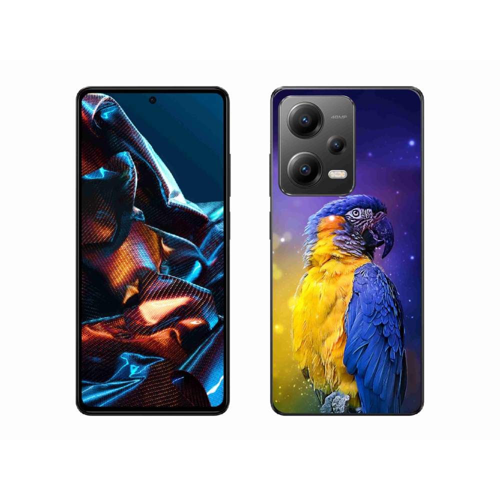 Gél tok mmCase a Xiaomi Redmi Note 12 Pro 5G-hez - papagáj ara 1