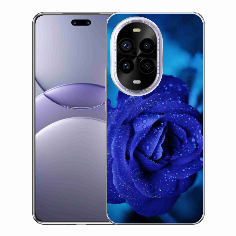 Gél borítás mmCase a Huawei Nova 13 Pro 5G-re - kék rózsa