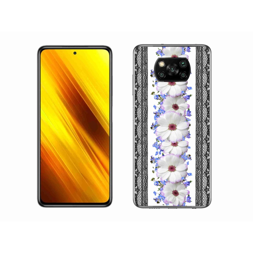 Gél borító mmCase a Xiaomi Poco X3 Pro számára - virágok 8