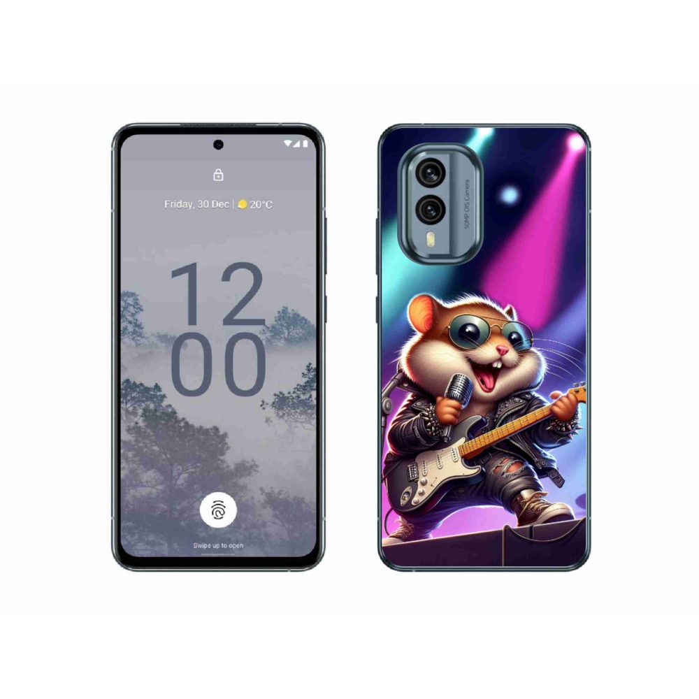 Zselés borítás mmCase a Nokia X30 5G készülékhez - hörcsög billegtető