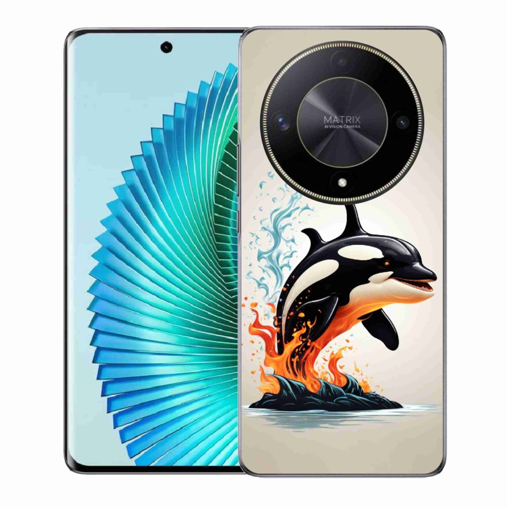 Zselés borítás mmCase a Honor Magic 6 Lite 5G számára - írisz