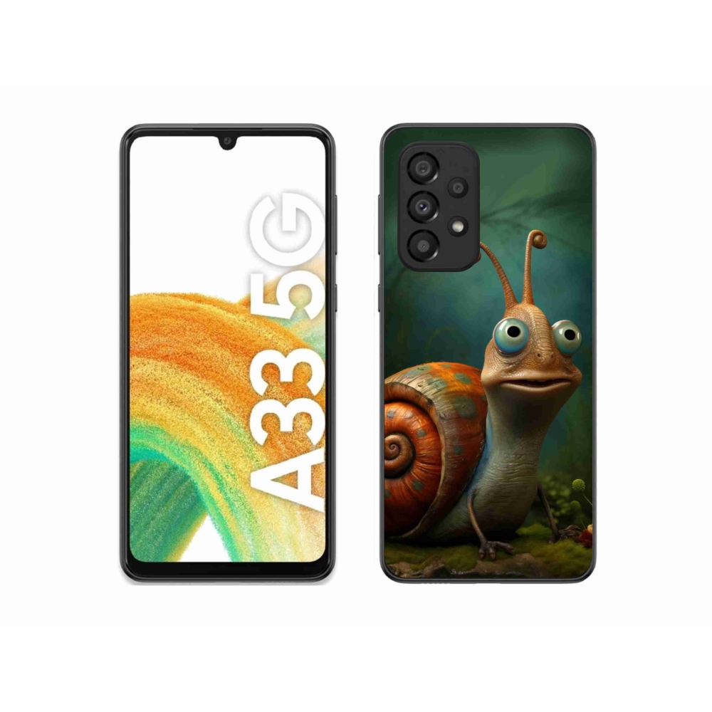Gél védőhuzat mmCase Samsung Galaxy A33 5G - csiga