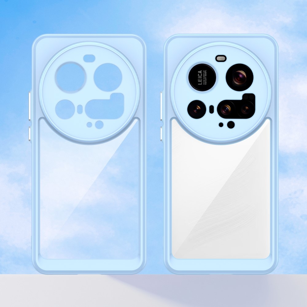 Gél tok fix hátlappal Xiaomi 15 Ultra - kék