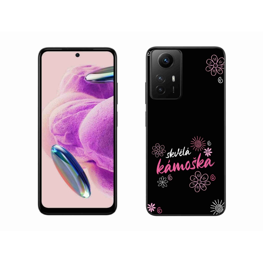 Gél borítás mmCase a Xiaomi Redmi Note 12S-hez - nagyszerű haver fekete háttérrel