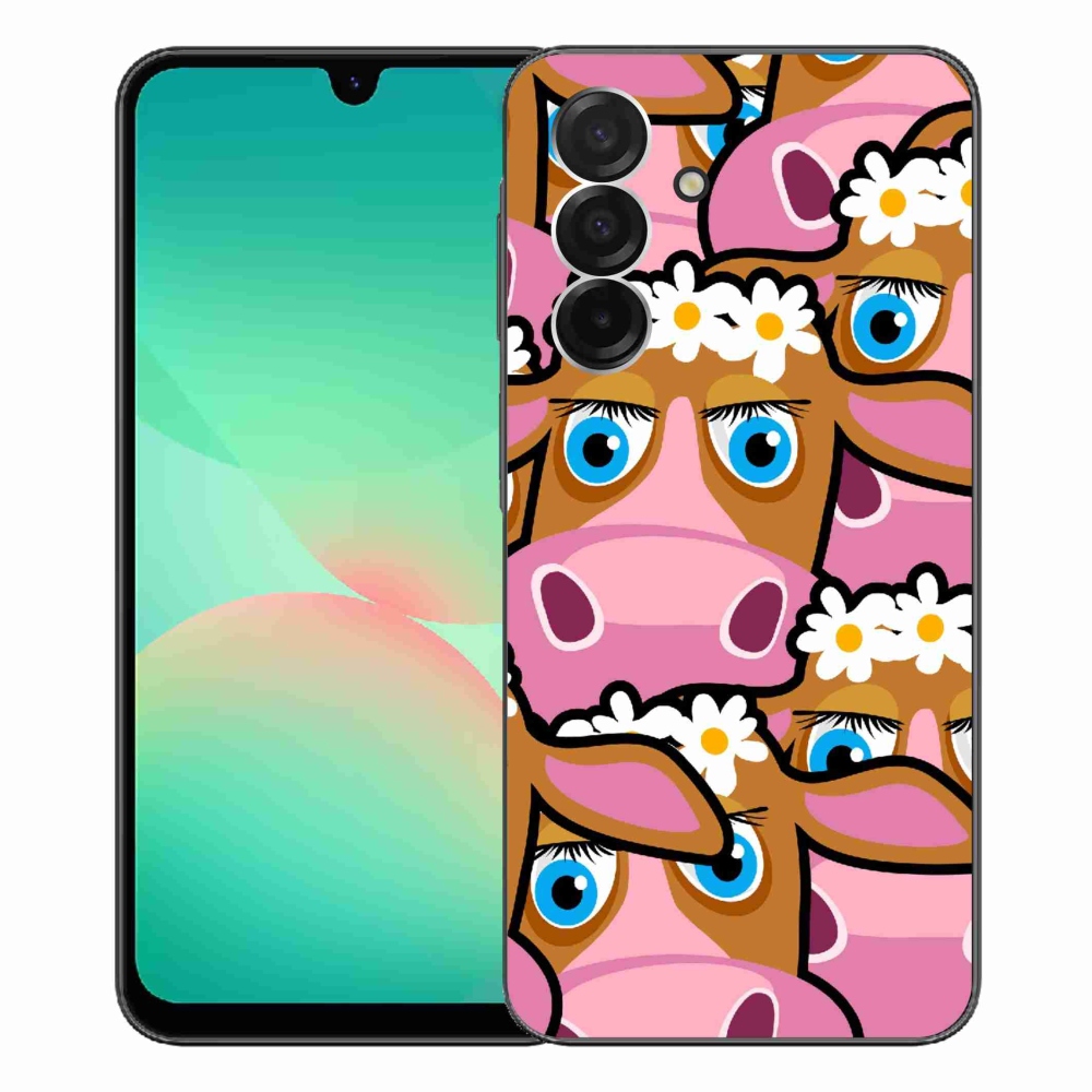 Gél borítás mmCase Samsung Galaxy A26 5G - rajzfilm tehenekhez