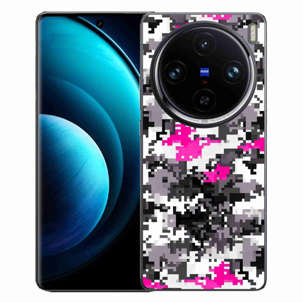 Zselés borítás mmCase a Vivo X100 Pro 5G készülékhez - álcázó minta 4