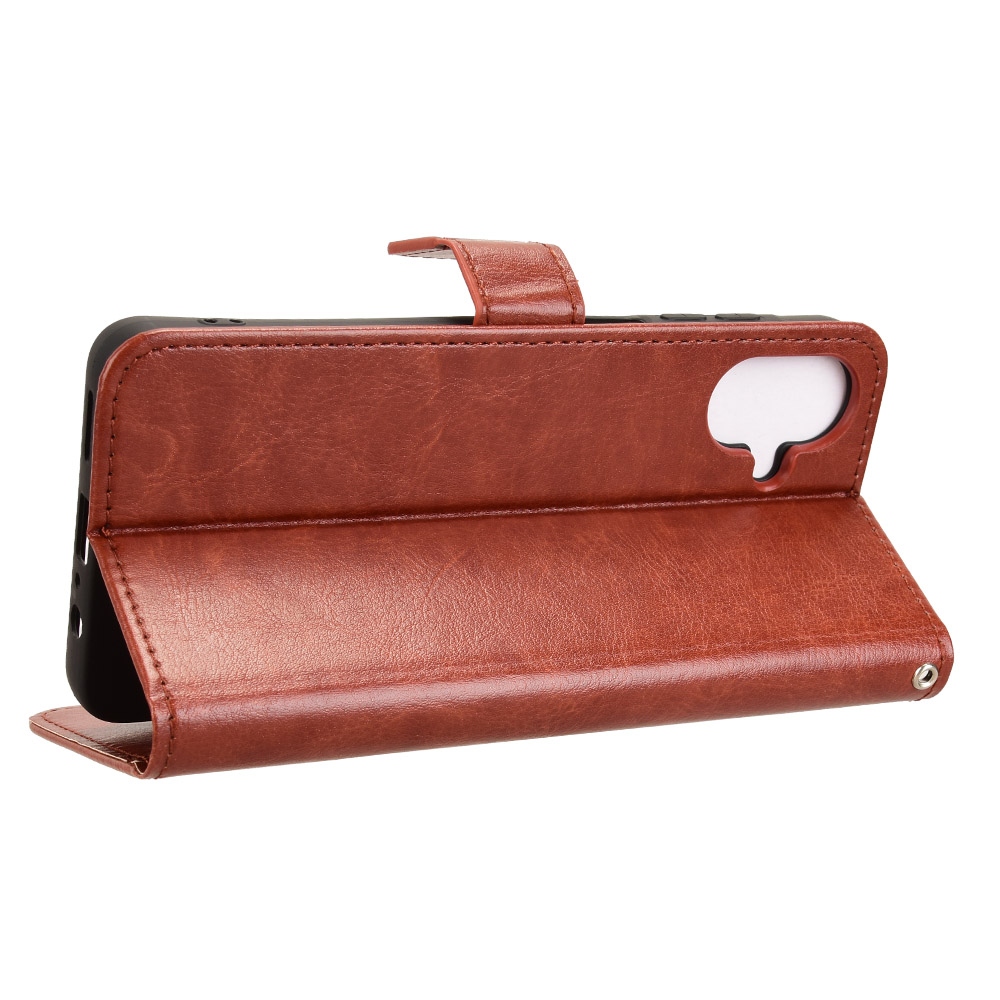 Őrült könyves tok Samsung Galaxy A07 4G - barna