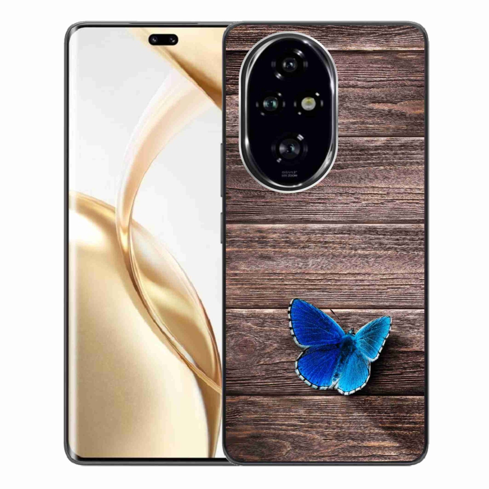 Zselés borító mmCase a Honor 200 Pro 5G készülékhez - kék pillangó 1