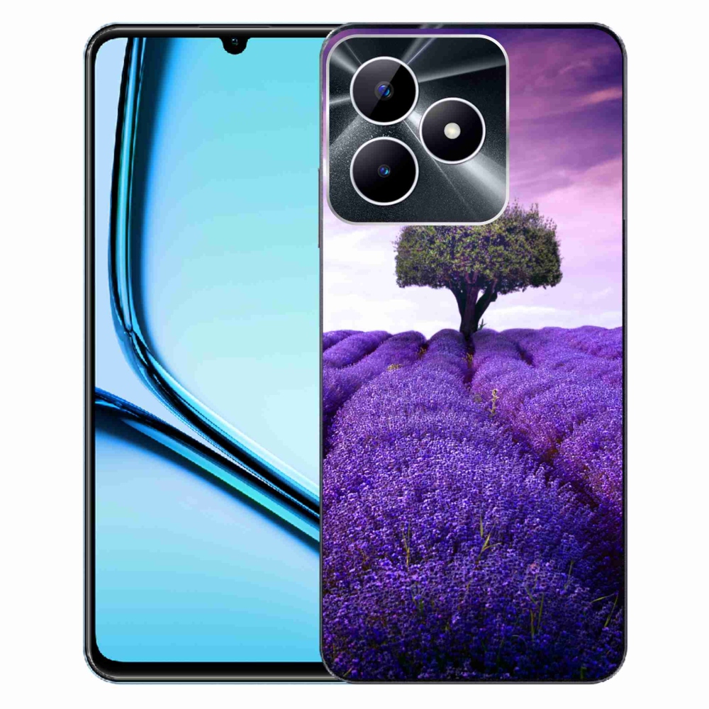 Zselés borító mmCase a Realme Note 50 készülékhez - levendula rét