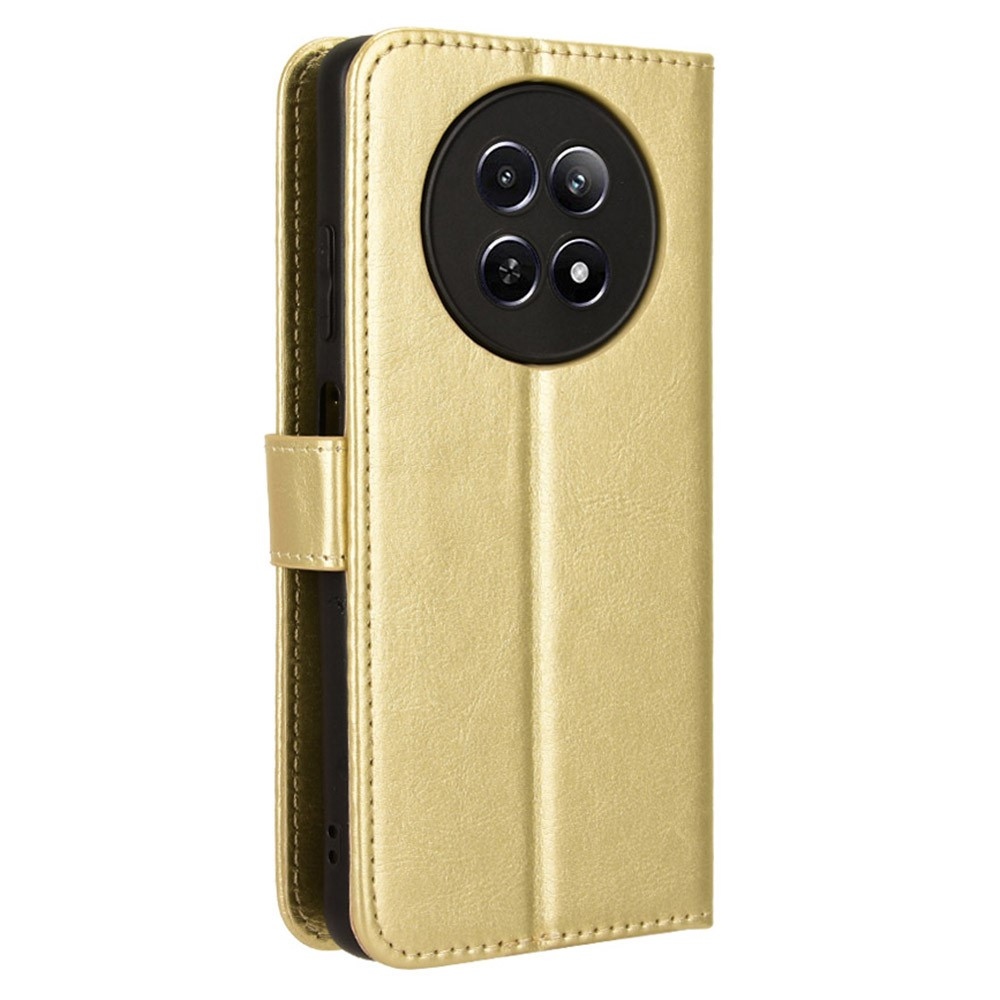 Őrült könyvtáska a Realme 12 5G/12x 5G készülékhez - arany színben