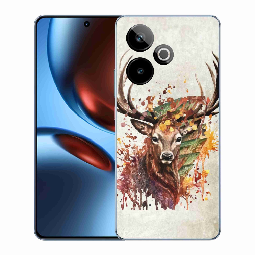 Zselés borítás mmCase a Realme GT 7 5G/GT 7T 5G - szarvas 1