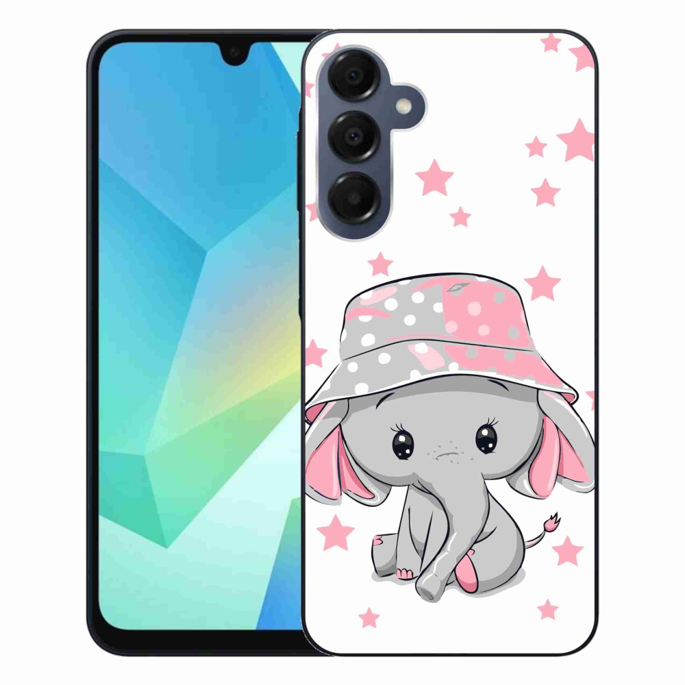 Gél védőhuzat mmCase Samsung Galaxy A16 4G/5G készülékhez - rózsaszín elefánt