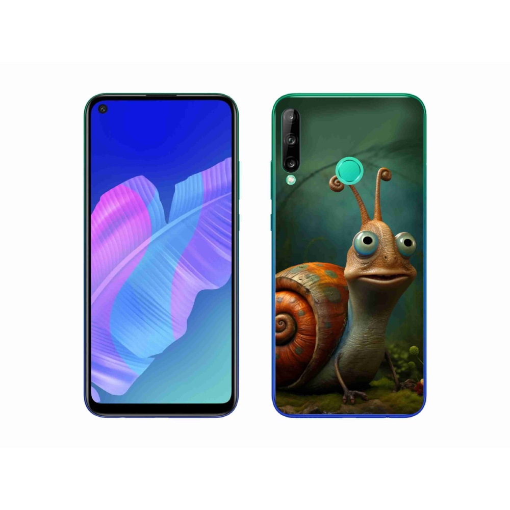 Zselés borítás mmCase a Huawei P40 Lite E - csiga számára