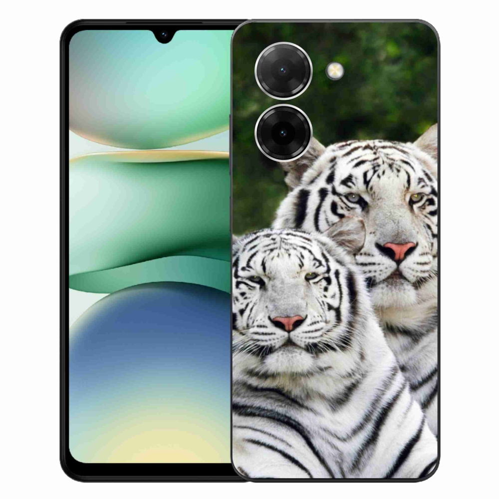 Gél borítás mmCase a Xiaomi Redmi A5 (171.7x77.8x8.3mm) - fehér tigrisek számára