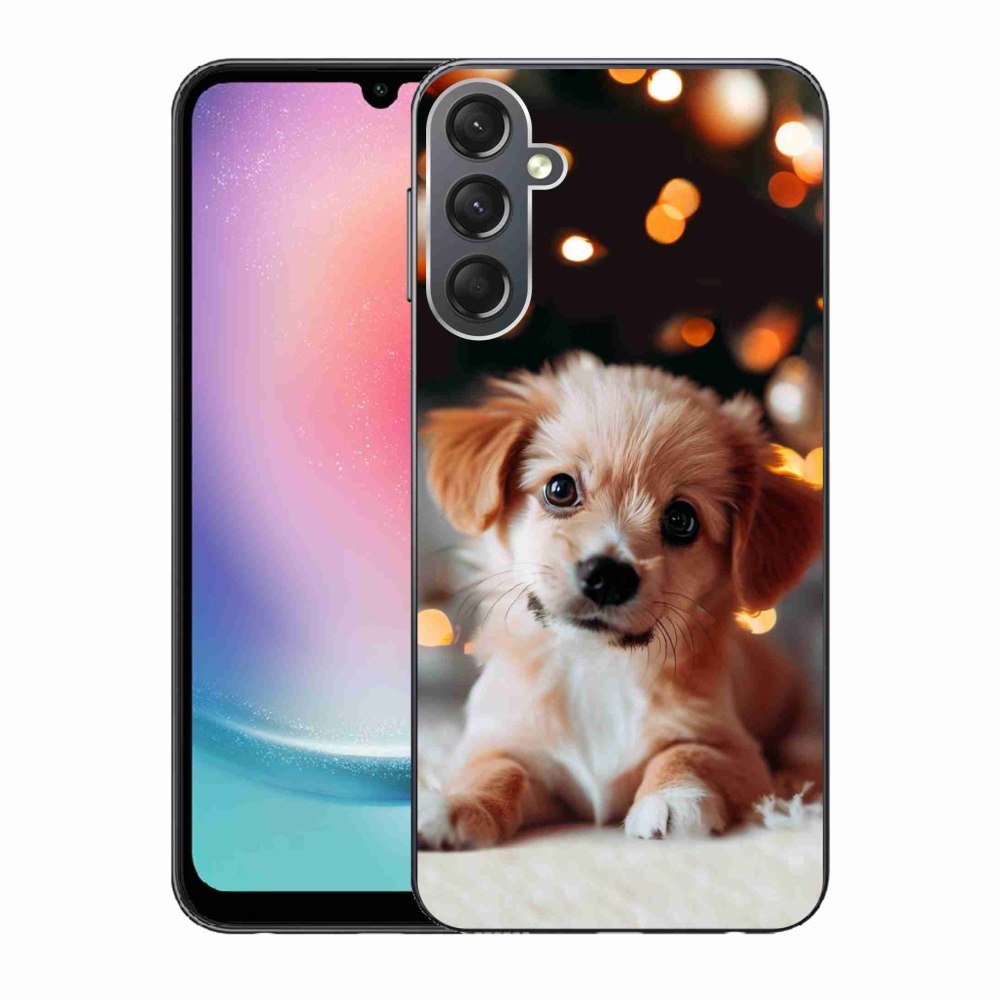 Gél borítás mmCase Samsung Galaxy A24 - kölyökkutyakékhez