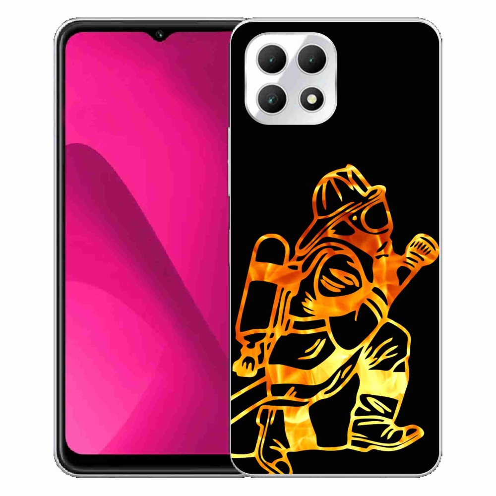 Zselés borítás mmCase a T-Mobile T Phone 2 készülékhez - tűzoltó 1