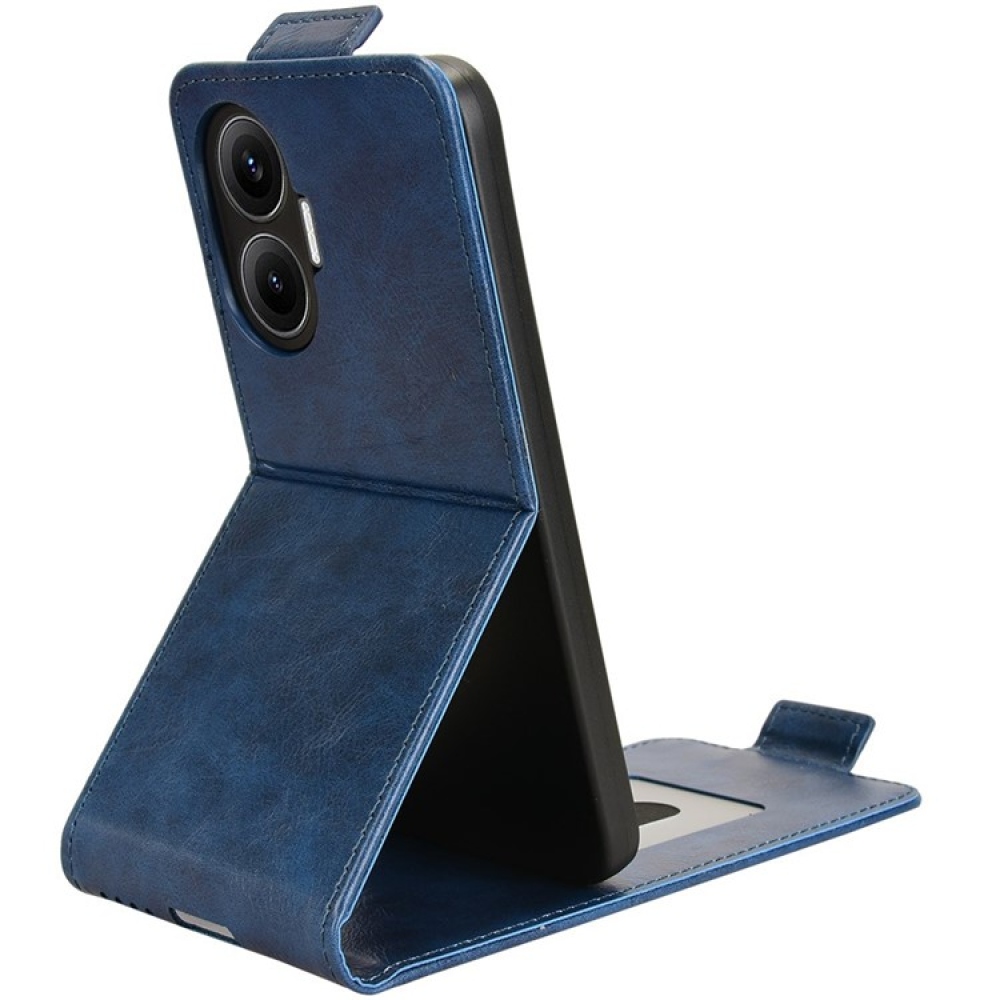 Vert flip tok a Xiaomi Poco F7 5G készülékhez - kék