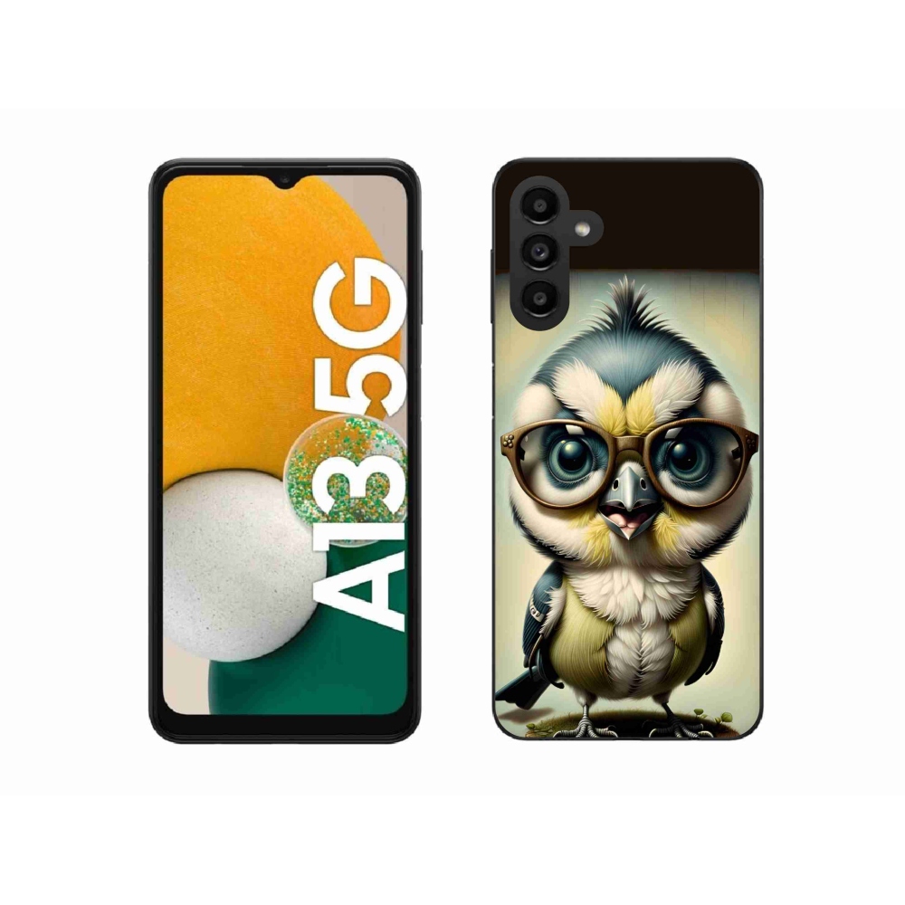 Zselés borítás mmCase Samsung Galaxy A13 5G - kölyök szemüveggel