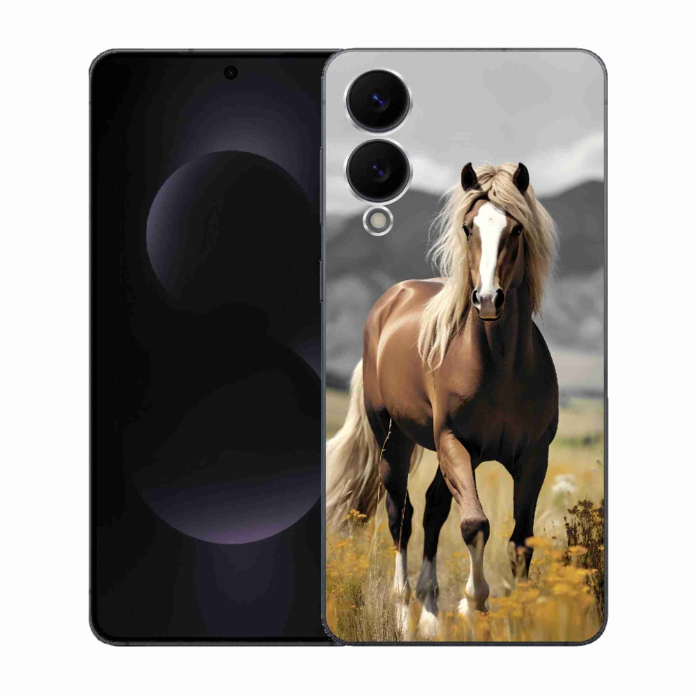 Zselés borítás mmCase Samsung Galaxy S25 Edge - barna ló 1