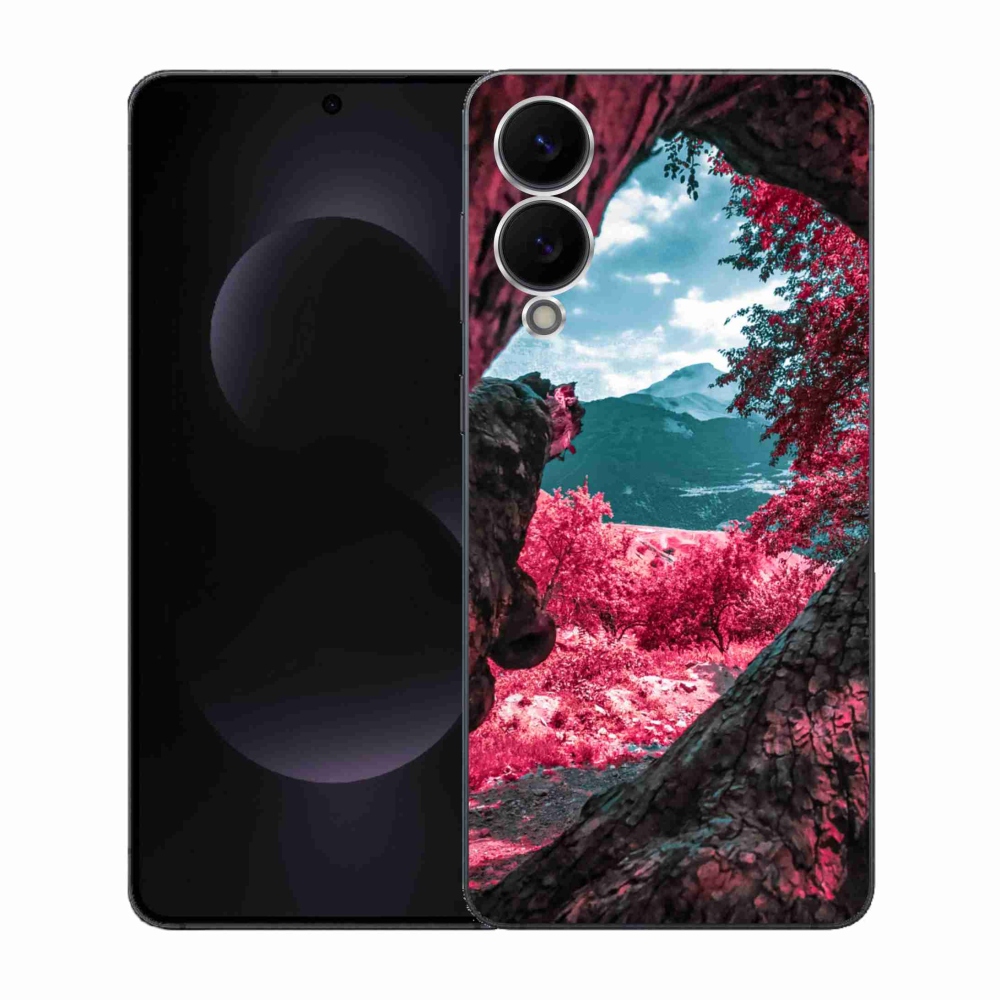 Gél borítás mmCase Samsung Galaxy S25 Edge készülékhez - hegyi kilátás