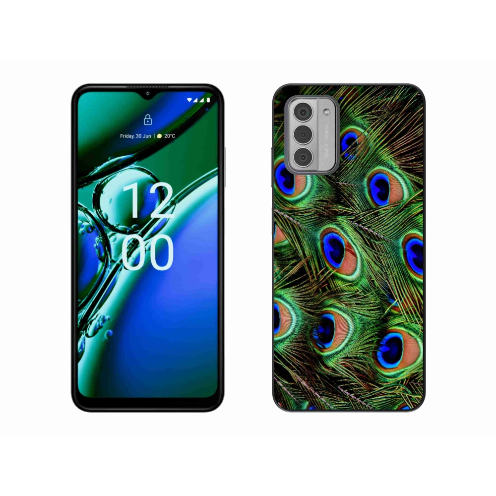 Zselés tok mmCase a Nokia G42 készülékhez - pávatoll