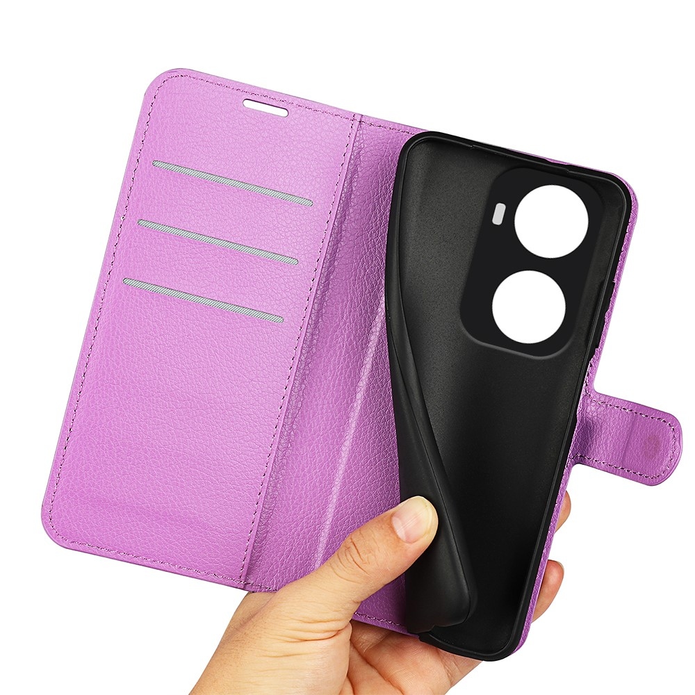 Litchi könyv tok Huawei Nova 12 SE-hez - lila