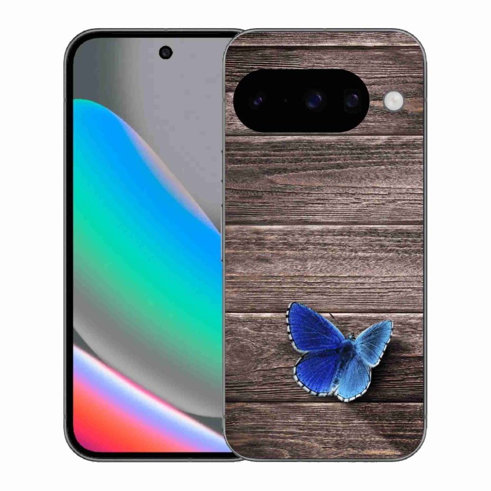 Gél védőhuzat mmCase a Google Pixel 10 készülékhez - kék pillangó 1