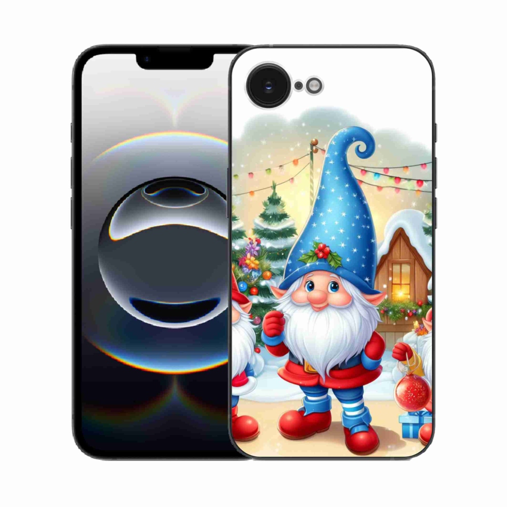 Gél borítás mmCase iPhone 16e készülékhez - Karácsonyi manók