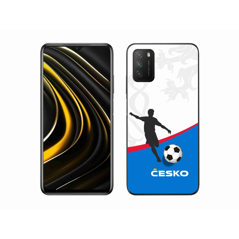 Gél borítás mmCase a Xiaomi Poco M3-hoz - futball Csehország 1