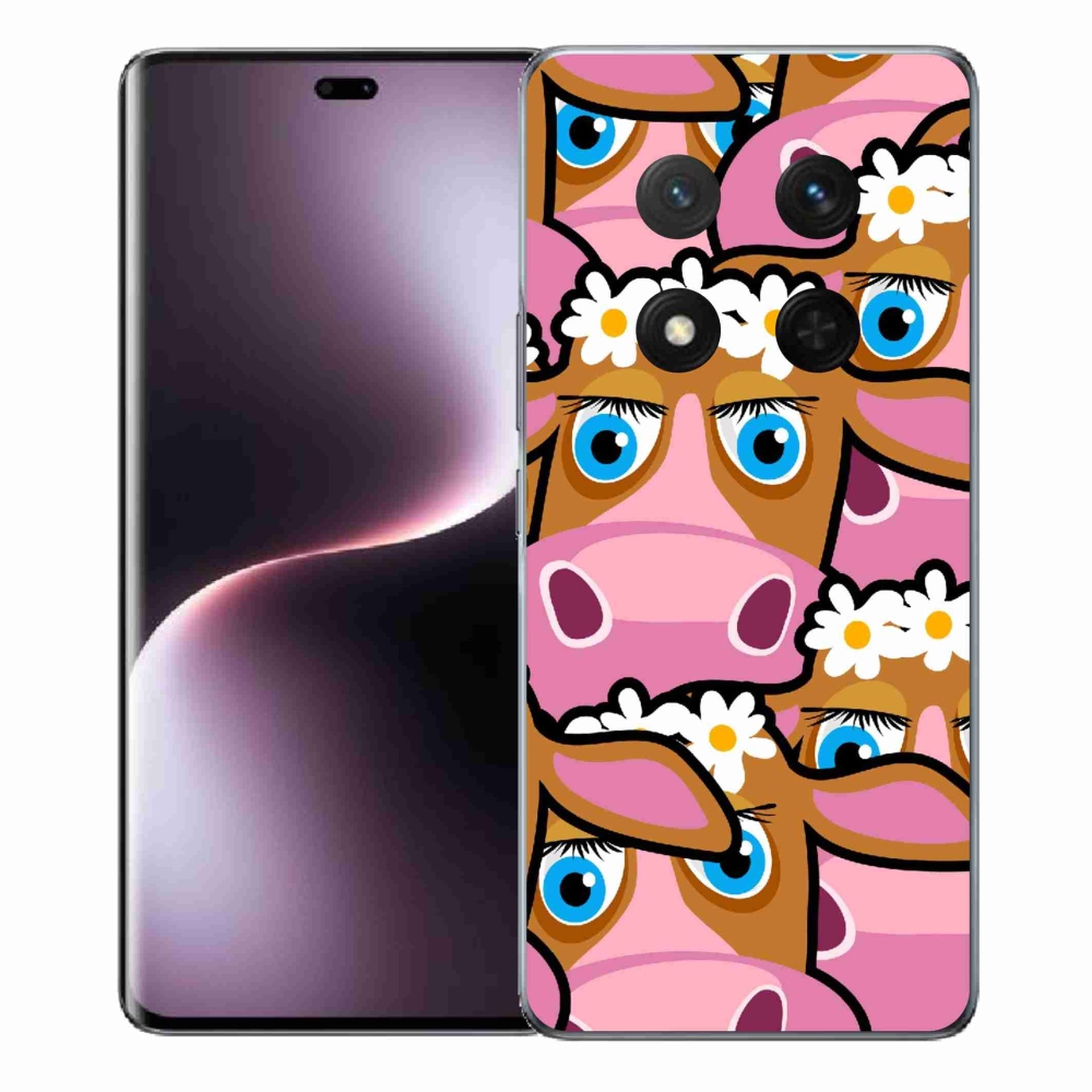 Gél borítás mmCase a Honor Magic 7 Lite 5G számára - karikatúrás tehenek