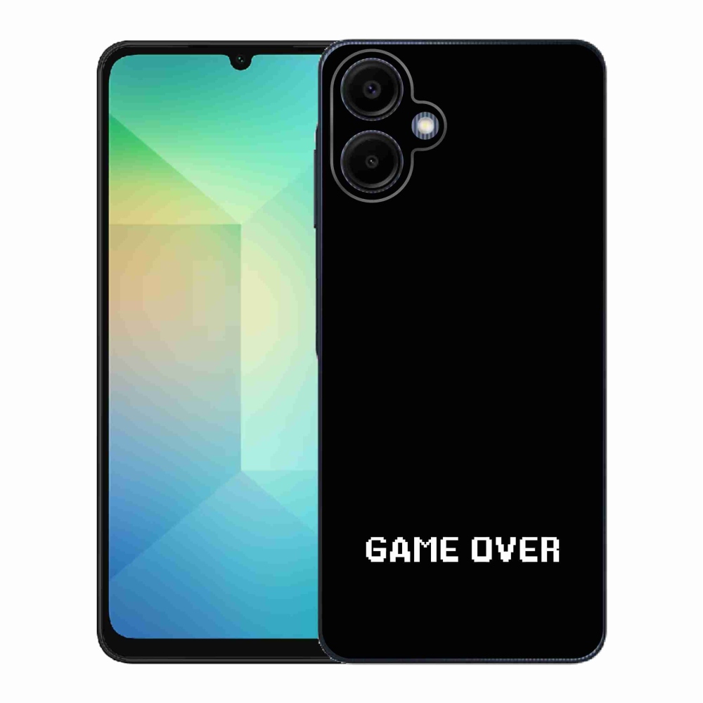 Gél borító mmCase Samsung Galaxy A06 4G - játék fekete háttérrel